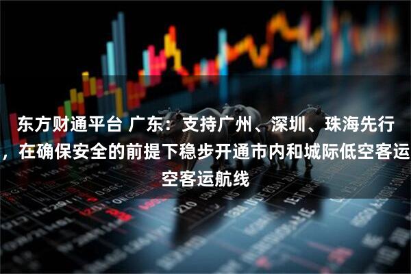 东方财通平台 广东：支持广州、深圳、珠海先行先试，在确保安全的前提下稳步开通市内和城际低空客运航线